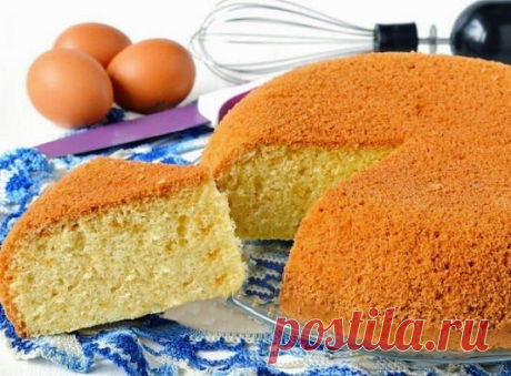 шеф-повар Одноклассники: Ванильный бисквит на кипятке