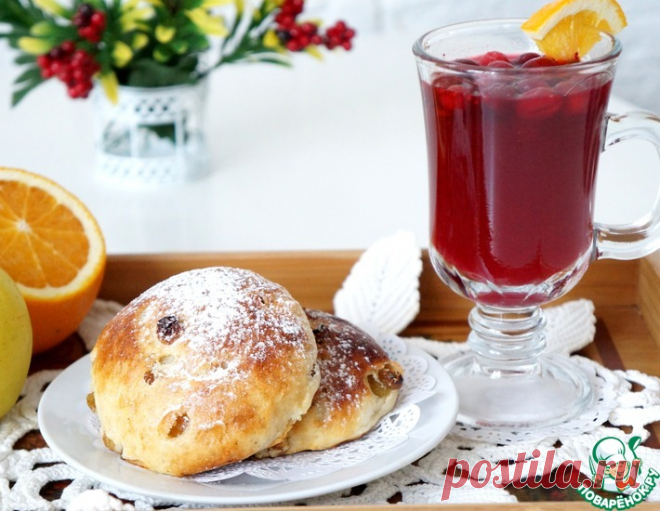 Булочки с изюмом от Ксю – кулинарный рецепт