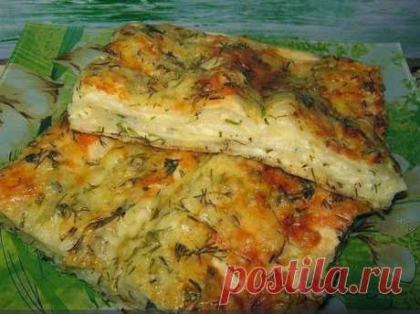 Кулинарные Рецепты: Пирог сырный из лаваша