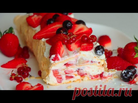 ТАК ВКУСНО! #ПП МЕРЕНГОВЫЙ РУЛЕТ для ХУДЕЮЩИХ 🍓 в планетарном миксера Morphy Richards MixStar 400520