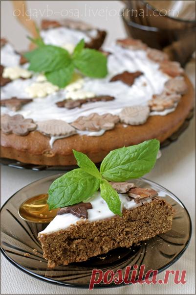 Шоколадный пирог из нутовой муки - Осиный домик