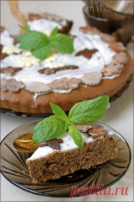 Шоколадный пирог из нутовой муки - Осиный домик