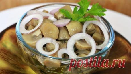 Шампиньоны маринованные быстрого приготовления: рецепты