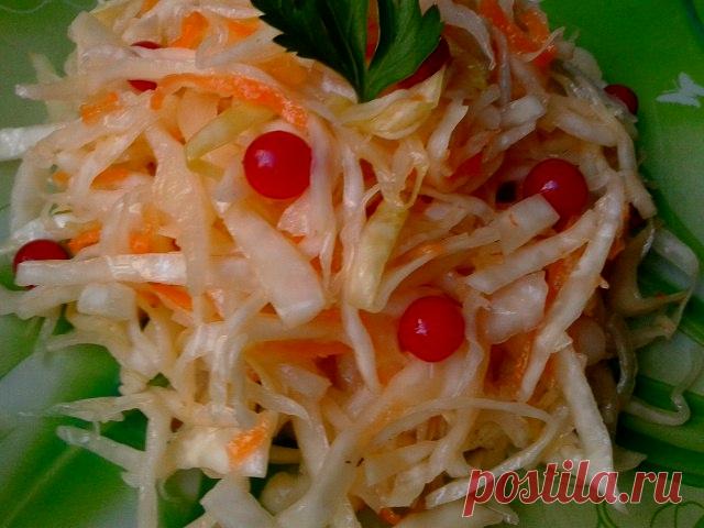 Квашеная капуста в собственном соку (без сахара)