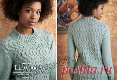 Вязание женского свитера Linwood
