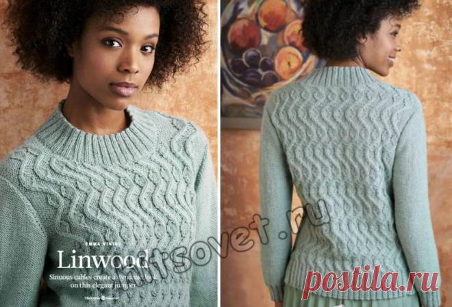Вязание женского свитера Linwood