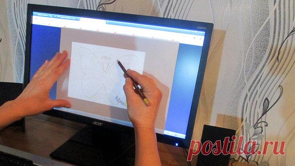 Как сделать шаблон своими руками. Перенос изображения с монитора | Мастер Сергеич | Яндекс Дзен