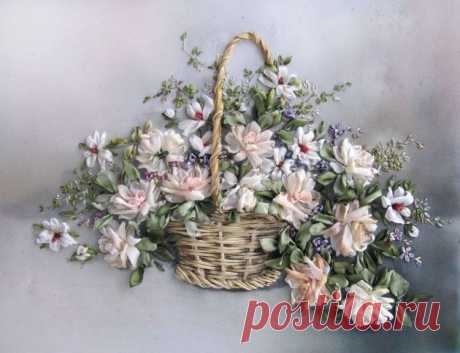 Восхитительные картины, вышитые лентами (автор Лора) — Рукоделие