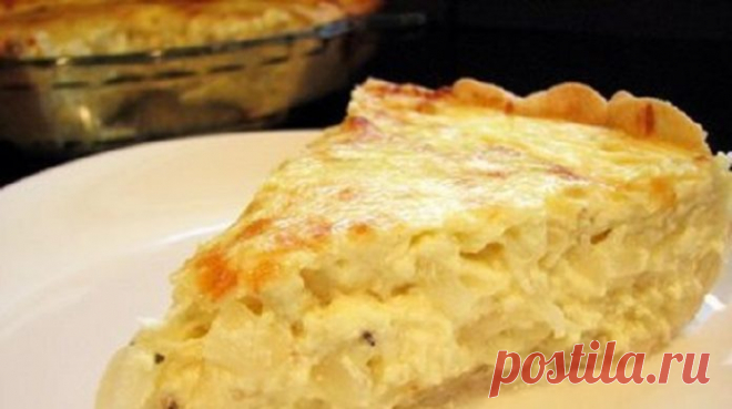 Кулинария >Самый вкусный луковый пирог