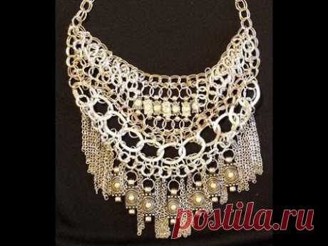Collana - collier &quot;millecatene&quot; - tutorial bijoux bigiotteria - diy necklace - - YouTube