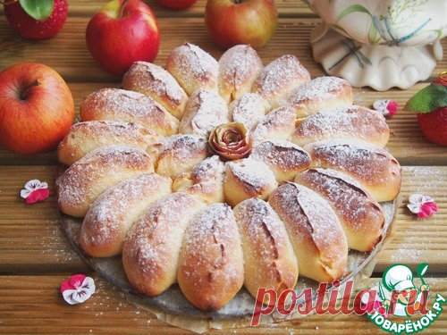 Отрывной яблочный пирог - кулинарный рецепт