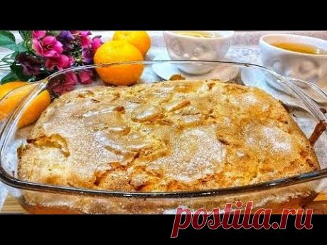 Яблочный Сахарный Пирог - ТАЕТ ВО РТУ! Пирог с яблоками. Простой рецепт. Выпечка в духовке