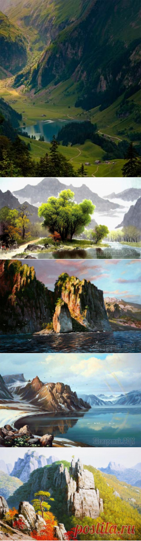 Корейская живопись. Кан Джон Хо – Kang Jung Ho (강정호) (реализм). Часть 2 из 3