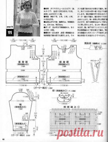 Разбираем описание и схемы в японских журналах. Автор: Савельева Антонина.
