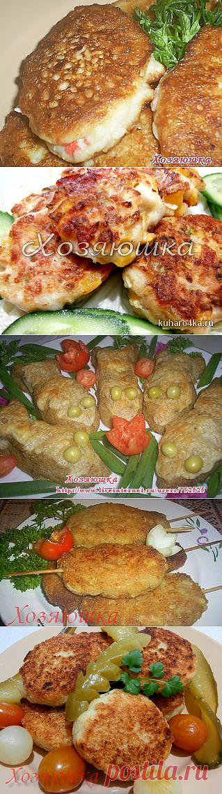 Рецепты рыбных котлет. Много!!!