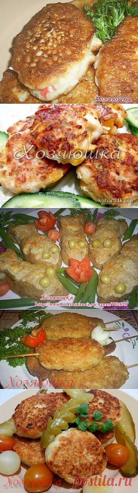 Рецепты рыбных котлет. Много!!!
