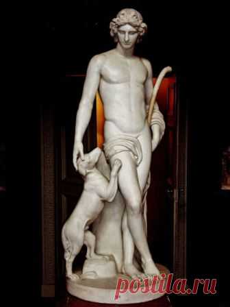 loumargi:




 John Flaxman Pastoral Apollo. 1825