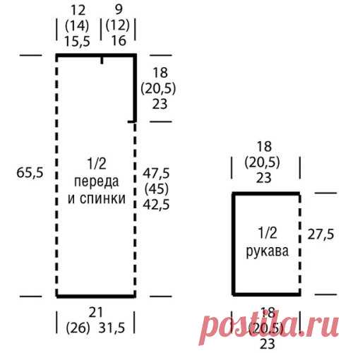 Модные ажурные туники спицами - САМОБРАНОЧКА рукодельницам, мастерицам