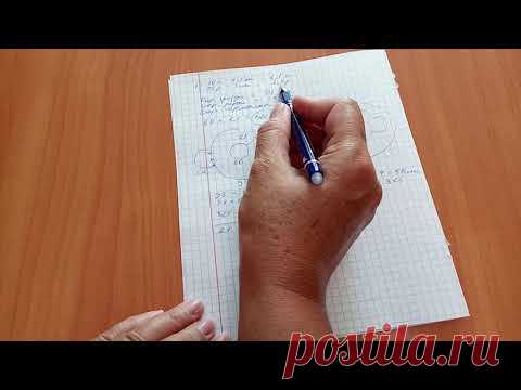 МК для начинающих по расчету кофточки с круглой кокеткой