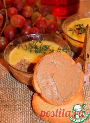 Паштет из куриной печени по-французски - кулинарный рецепт