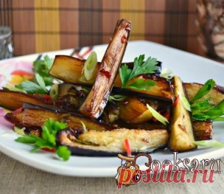 Баклажаны жареные с чесноком и острым перцем фото рецепт приготовления