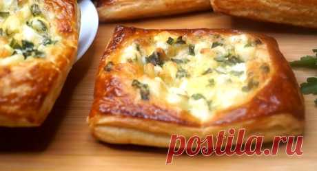 Ленивые пирожки с зеленым луком и яйцами: проще не бывает