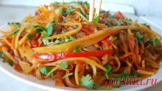 Картофель по - Китайски Цыганка готовит. Картофель Вок.
