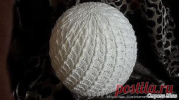 ШАПОЧКА

Я на одном дыхании связала эту шапулю, отодвинув все планы и дела из пряжи tet-a-tet cotton 180м / 50г (65 % хлопок, 35% акрил) в одну нить. В работе использовала спицы круговые № 2,5.
На мою дочуру ушел моток. 

Немного о выполнении. 

Было набрано 134 петли. 
Связала 2 см резинкой 1*1, в моем случае вышло 7 рядов. 
Следующий ряд провязан лицевыми с равномерным добавлением 20 петель. 

Теперь переходим к схеме основного узора 

1-ряд: *изн, накид, 4 лиц, 2 п вмес...