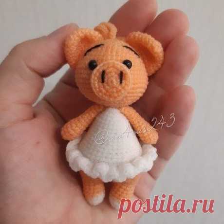 Новогодний гномик схема крючком | Hi amigurumi