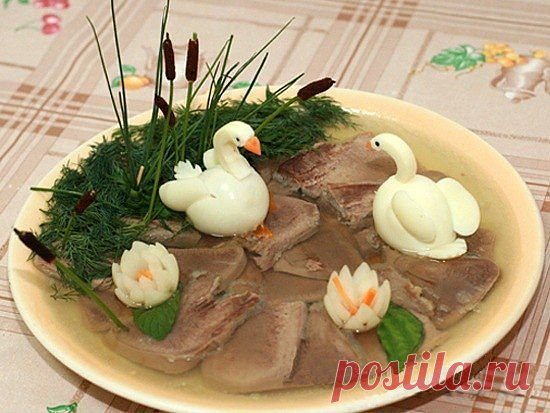 язык в желе-лебединое озеро-