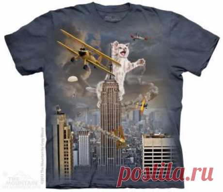 Кошки ― Интернет магазин Красивые футболки The Mountain.