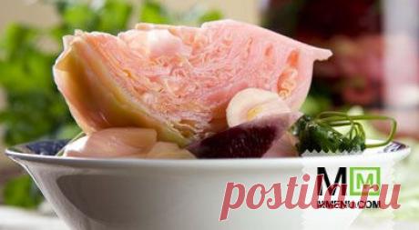 Капуста, квашенная со свеклой - кулинарный рецепт. Миллион Меню