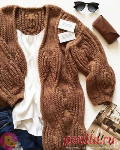 Кардиган "Круги на воде" — Сделай сам, идеи для творчества - DIY Ideas