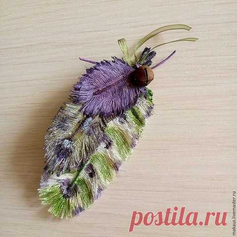 😊Мастер-класс по созданию текстильных перьев.