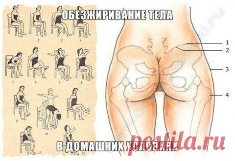 Эффективная система упражнений для обезжиривания тела. | Мамам, женщинам, бабушкам и очень любознательным.