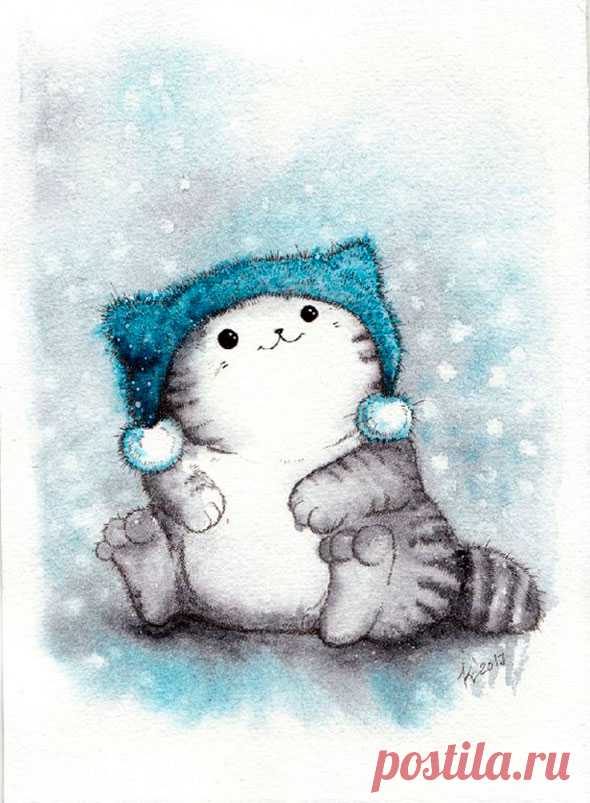 Самые милые нарисованные котики