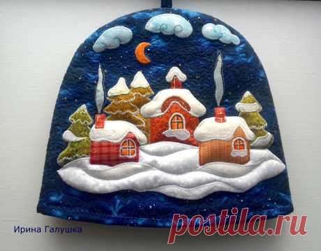 Зимняя сказка Ирины Галушка | Я люблю пэчворк | Яндекс Дзен