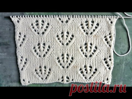 Ажурные ракушки на лицевой глади