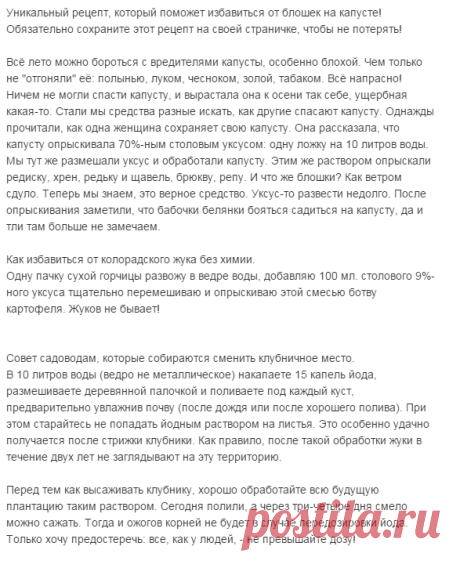 полезные советы