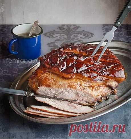 Вкусная праздничная свинина запеченная в хересе