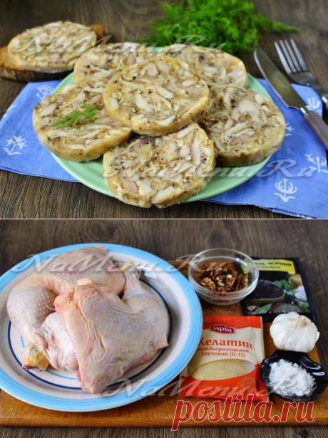 Куриный рулет в бутылке в домашних условиях, рецепт