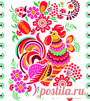 2017 ГОД - ГОД КРАСНОГО ОГНЕННОГО ПЕТУХА. ТРАФАРЕТЫ для творчества