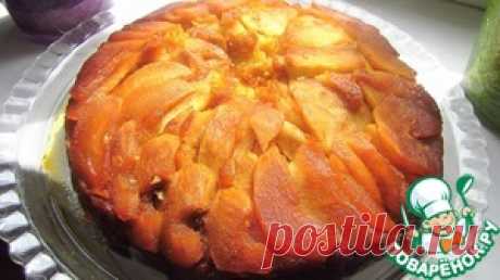 Перевернутый яблочный пирог - кулинарный рецепт