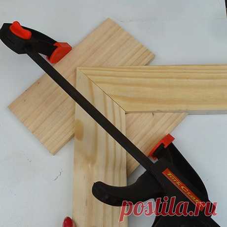 HOME DZINE Home DIY | Simple picture frame clamp holder