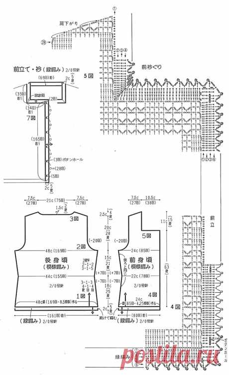 Изысканные модели крючком от японских дизайнеров со схемами для шикарных обновок! | Вязалки Веселого Хомяка | Дзен