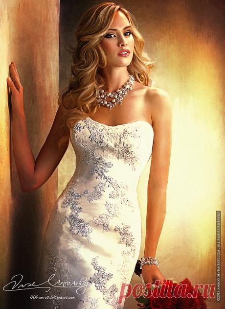 Женские образы невероятной красоты от художника Амро Ашри (Amro Ashry).