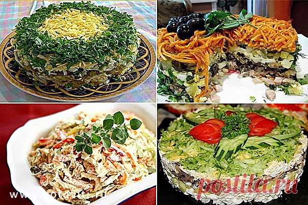 10 салатов с ГРИБАМИ! - Готовить Вкусно (ツ)