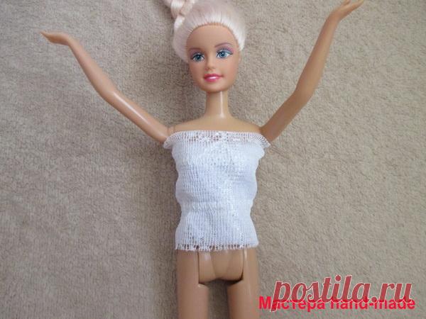 Шьем платье для куклы Барби своими руками   Мастера hand-made