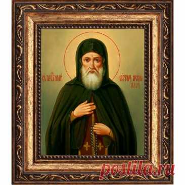 Нестор Печерский, Некнижный преподобный. Икона на холсте. Открытки на День памяти Преподобных Нестора Летописца и Нестора Некнижного.