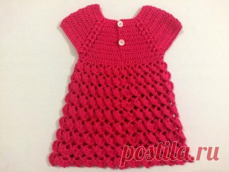 TIĞLA 1 YAŞ ÖRGÜ BEBEK ELBİSE YAPILIŞI | Nazarca.com